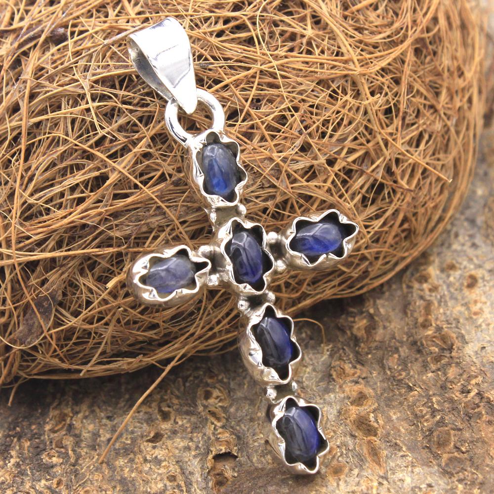 

Кулон Рейки, Стерлинговое Серебро 925 пробы, Лабрадорит Ларимар Сердолик Кулон, Ювелирные Изделия Ручной Работы, Крест Кулон, Серебряные Ювелирные Изделия, Хрустальный Исцеляющий Кулон синий