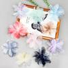 Colorful Gradual Change Gauze Three-Dimensional Flower Clothing With Shoes, Hats, Bags, Children'S Clothing Accessories, Decorative Flowers