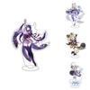 Genshin Impact Acrylic Stand Desktop Decor Featuring Kazuha Venti Klee Hutao Ganyu Paimon For Anime Fans