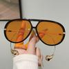 Oversized Pilot Sunglasses  New in Fashion Double Bridge Gradient Shades Women Trendy Luxury Brand Design Sun Glasses