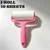 Xiaomi 1/6pc Sticky Lint Roller Velvet Brush Hand-tear Replaceable Roll for Clothing Carpets Car Seats Pets Hair Removal Cleaning Tool