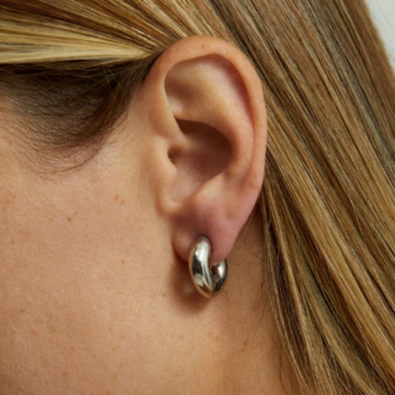 

LA PISCINE Donut hoops (pair) 925 Silver