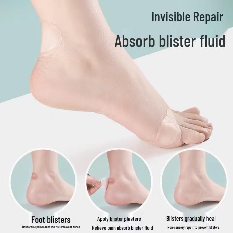Unsichtbare Hydrokolloid-Fersenpolster: Anti-Reibungs-Gel-Pads für Damen-High Heels