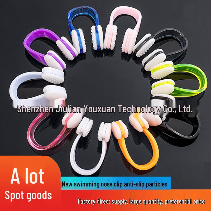 Comfortable Anti-Choking Swimming Nose Clip with Non-Slip Design - Available in Various Colors