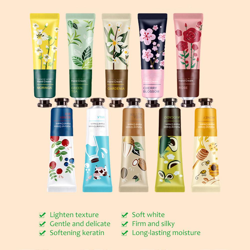 Hand Cream Moisturizing Exfoliating Anti Dry  Fine Lines Brighten Skin Color Hand Cream Winter Skin Care