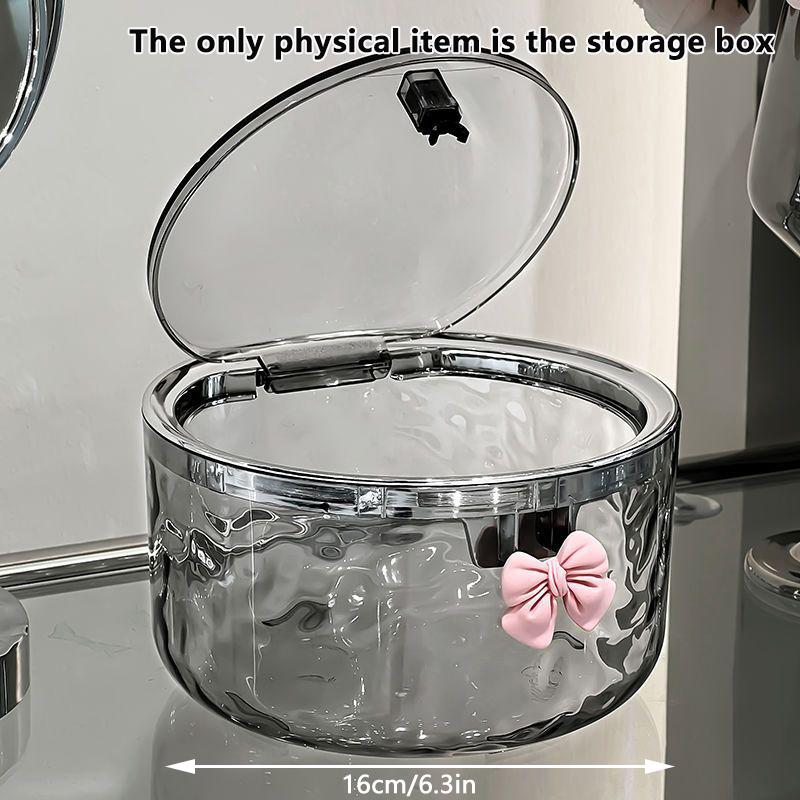 Hair Accessories Organizer Storage Box Clear Hair Tie Organizer For Headband Jewelry Container Desktop Storage Box