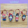 New Trendy Beijing Opera Panda Keychain Stylish Car Bag Charm For Women Unique Gift