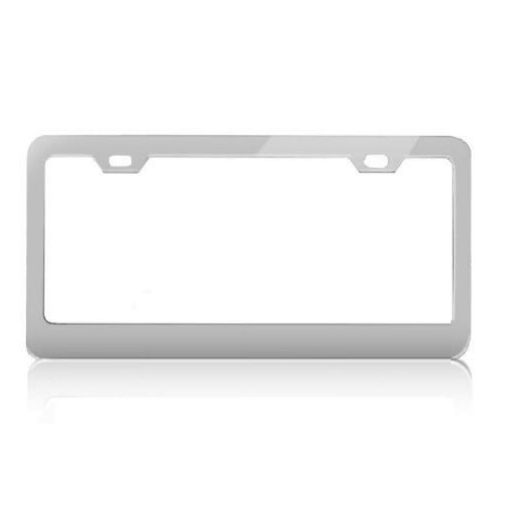 Stainless Steel Protecting License Plates Black/Silver License Plate Cover License Plate Holder