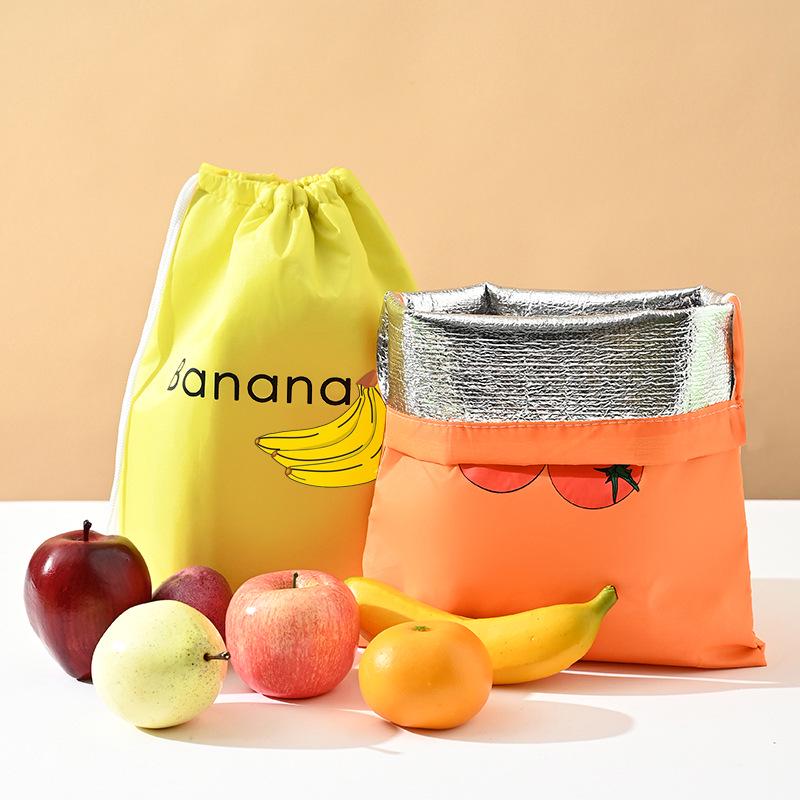 Polyester Drawstring Food-Grade Storage Bag: Fresh-Keeping Kitchen & Refrigerator Organizer