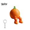 Creative Fruit Figurine 3D Printed Figure Collectible Cute Banana Orange Blueberry Cherry For Adults Shelf Ornament with Dangling Legs for Home Office