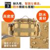 [OPEN BOX] Fishing Tackle Rod Shoulder Bag Black Camouflage Large Multifunctional Waterproof Holder Japan Import