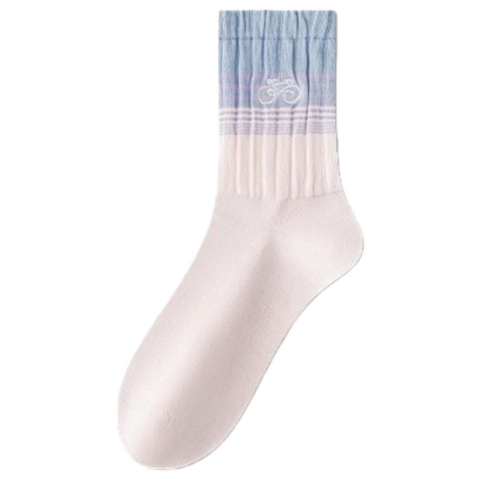 Women's Pure Cotton Mid-Calf Anti-Odor Slouch Socks – 2025 Trendy Style, Autumn Best-Seller