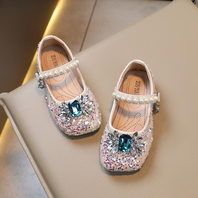 

2024 Весна Лето Универсальные Мягкие Туфли Принцессы Корейский Стиль Платформа Корейский Стиль Простые Нескользящие Детские Туфли Мэри Джейн Детские Туфли 23 бежевый