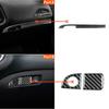 3Pcs Carbon Fiber Passenger Dashboard Cover Trim For Dodge Challenger 2015-Up