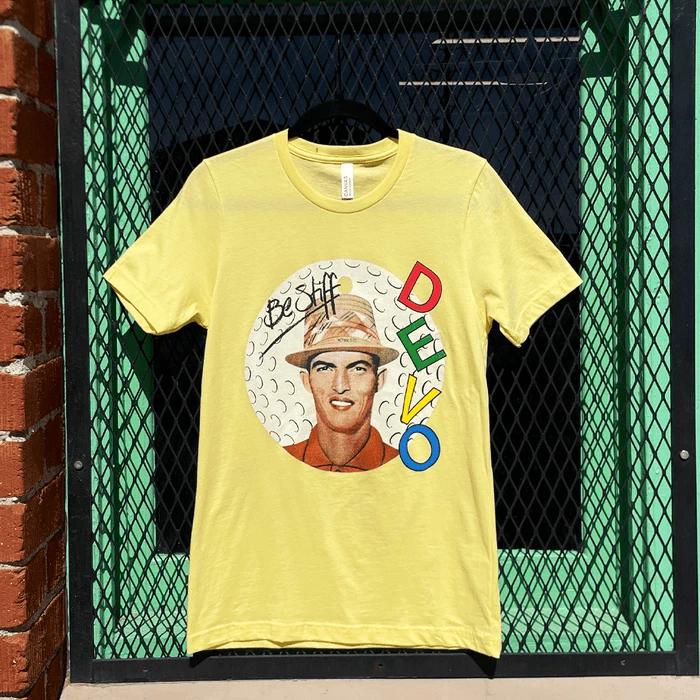 Devo Be Stiff Yellow Chi Chi T-Shirt S-5XL S