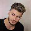 Men Short Layered Dark Brown Hair Stylish Synthetic Wave Wigs for Male Daily Cosplay Party Heat Resistant Fibre