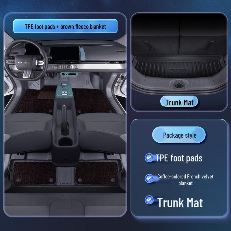 Changan Lumin Nuo Mi Corn Car TPE Foot Mats – Full Interior Carpet Set