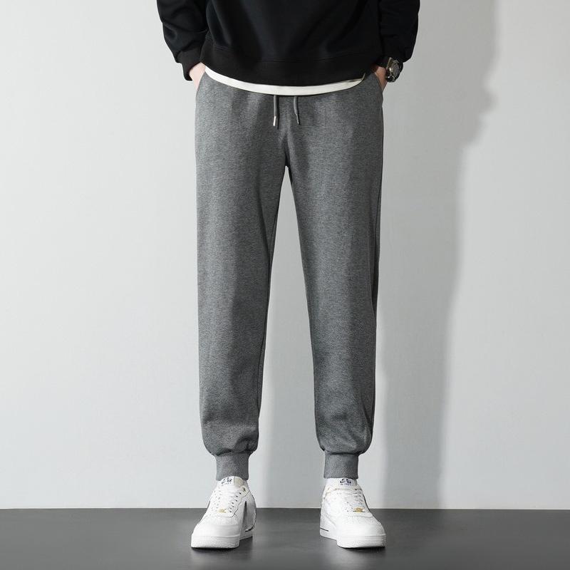 Pantalon de survêtement d'automne et d'hiver Pantalon de survêtement Homme Jeune Grande taille Décontracté Pantalon pour homme Pantalon ample pour homme Molletonné et épaissi