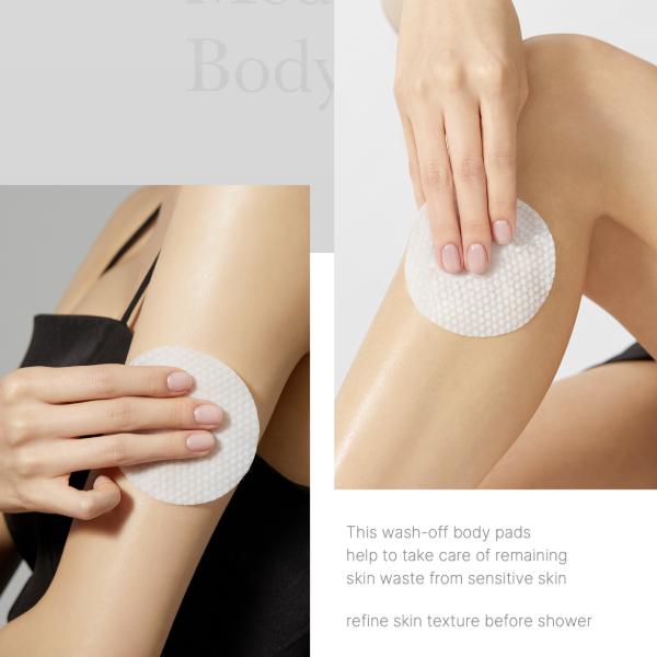 Medicube Red Clear Cica Wash-Off Body Pad 50 Pads (200ml) (3 Options)