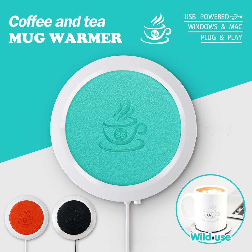 220 V White Electric Powered Cup Warmer Pad Café Thé Lait Mug US Plug