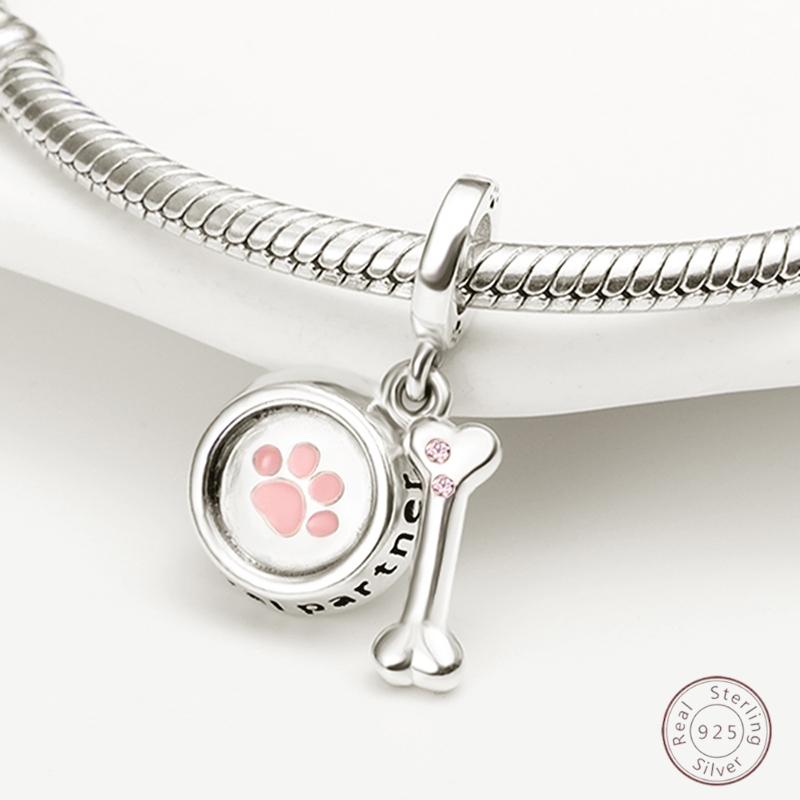 Copper Beaded Pendant Shiny Zirconia Spring Bow Original 3Mm Bracelet Women Fine Jewelry