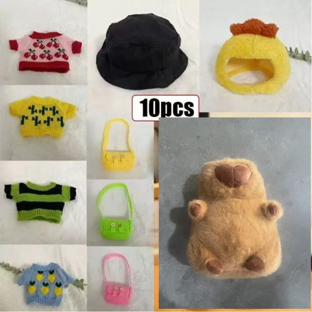 

Новий одяг Капібара Ляльки Одяг Наряди Аксесуари Сумки Капелюхи Одяг Шарфи Іграшки для дівчаток about 23cm