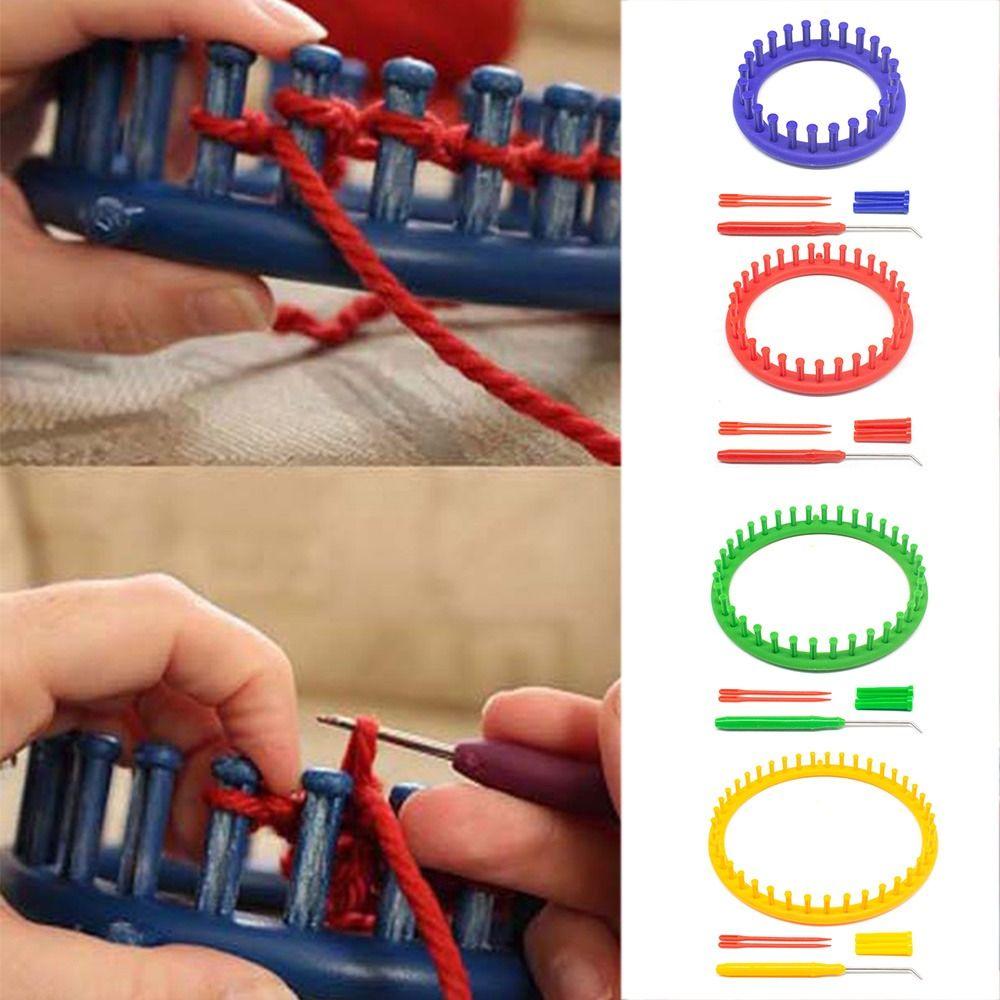 Weaver Weaving Scarf Sweater Hat Shawl DIY Stitching Knitting Machine