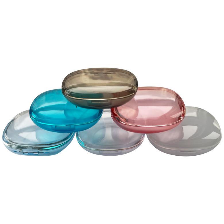 Frosted Transparent Dental Retainer & Denture Box - Stylish & Portable