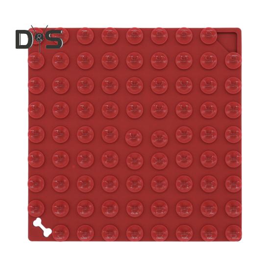 Dog Slow Feeder Mat Silicone Licking Pad with Suction Cup Pet Food Treat Puzzle Mat Slow Feeding Mat for Dogs And Cats