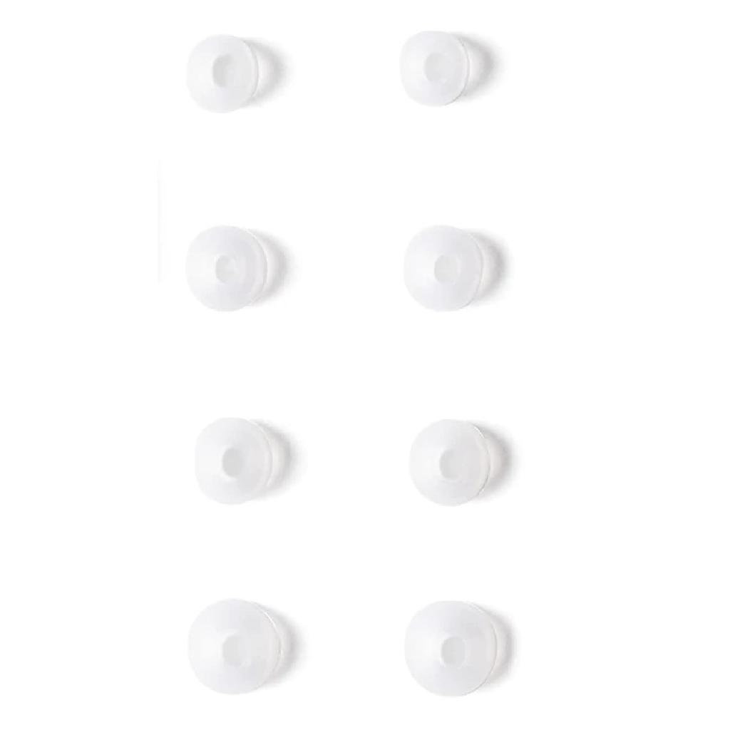 Ohrstöpsel für Anker Soundcore Liberty 4 Aufsätze für komplett kabellose Ohrhörer Silikonstruktur 4 je 1 Paar 8 Stück S M1 M2 L CloudComfort Ohr