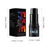 Single Black Matte Halloween Face and Body Paint Stick for Costume Party Makeup Long Lasting Safe Cream Makeup for Kids