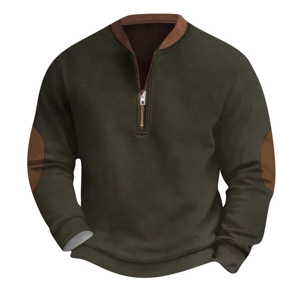 Lässiges Retro-Sweatshirt mit Farbverlauf für Herren