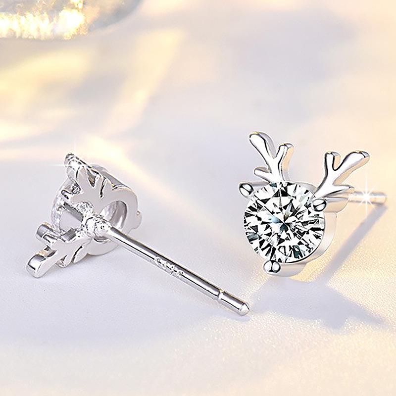 Women's Antler Earrings - Sweet Mori Style, Korean Minimalist, Perfect Christmas Gift