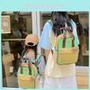 Breathable Cartoon Oxford Cloth Backpack For Toddlers And Preschool Kids Green