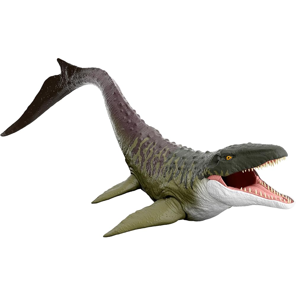 

Mattel Jurassic World Super Big Mosasaurus Dinosaur Figure Green 93cm for Kids