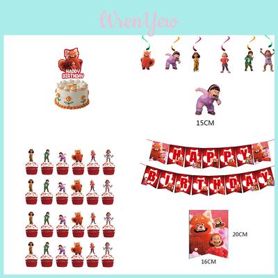 Amazing Turning Red Party Supplies For Kids