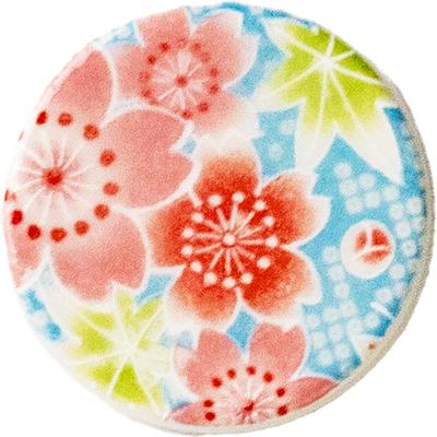 Minoru Pottery Chopstick Rest, Warm, Kanoko Yuzen, Light Blue