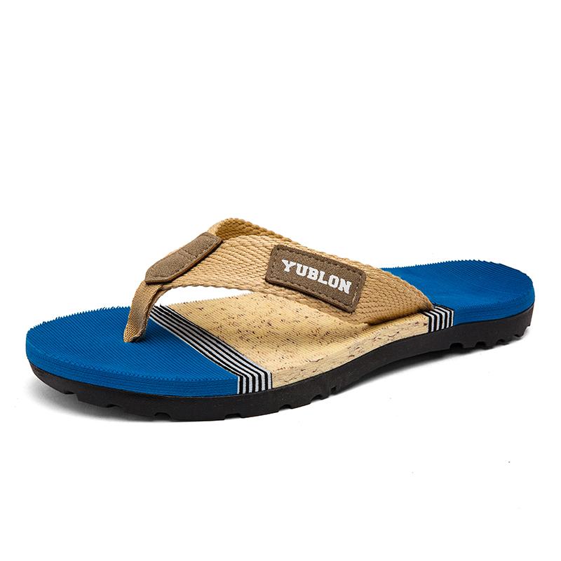 Flip Flops Men's Summer New Outdoor Non-slip Lightweight Leisure Classical Style Wear-resistant Breathable Beach Slippers