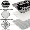 VIKAMA Happy Camping RV Doormat Camper Van Pine Tree Non Slip Absorbent Floor Mat Camper Trailer Outdoor Entryway Home Decor Mat