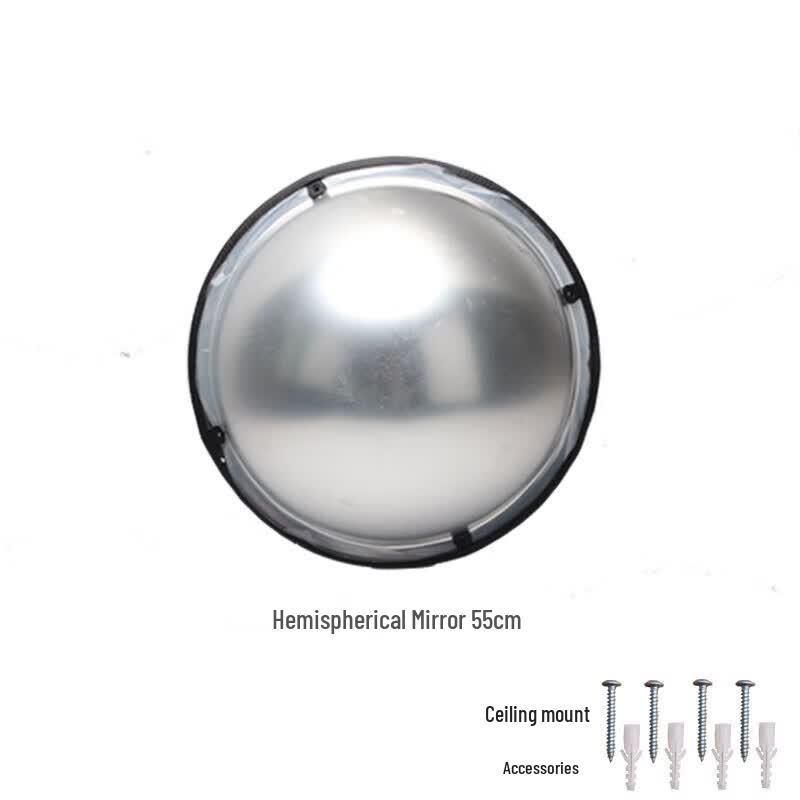 Spherical Convex Wide-angle Security Mirror