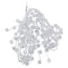 1.2m Ice Wire Clear Garland Flexible Wire Decorative Jewel Bead Garland for Stage Light Crafts