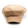 Universal chemistry Belted Bold Corduroy Beige Newsboy Cap