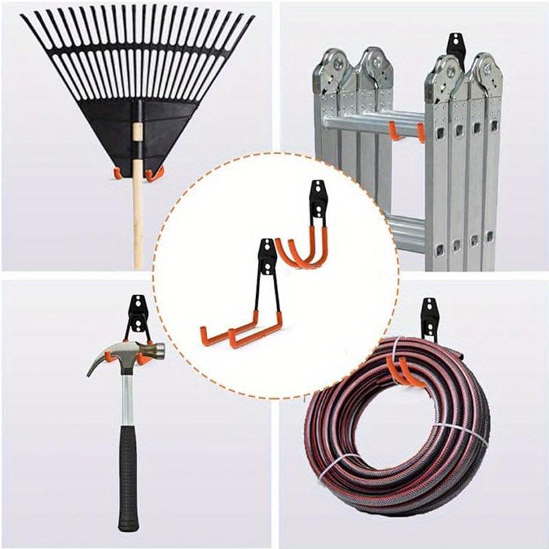 4PCS  Metal Hook Bicycle Hanger Hooks Garage Organizer Wall Mount  Wall Mount Anti-slip Storage Hook