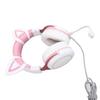 Gaming Headset Wired PC RGB Luminous Noise Reduction Over Ear Headphones with Mic