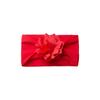 New flower soft baby headscarf, cute and comfortable solid color baby fontanelle headband, children's accessories