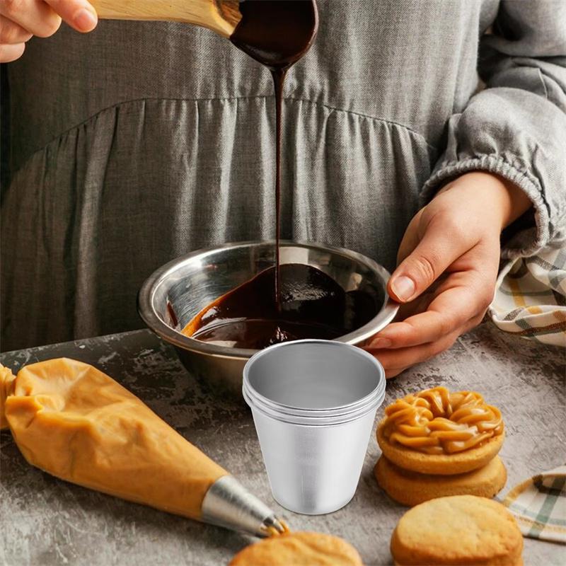 5pcs/lot Various cups design aluminum alloy cake cup moulds cheese cupcake pan jelly tart mold pudding tin for oven bakeware