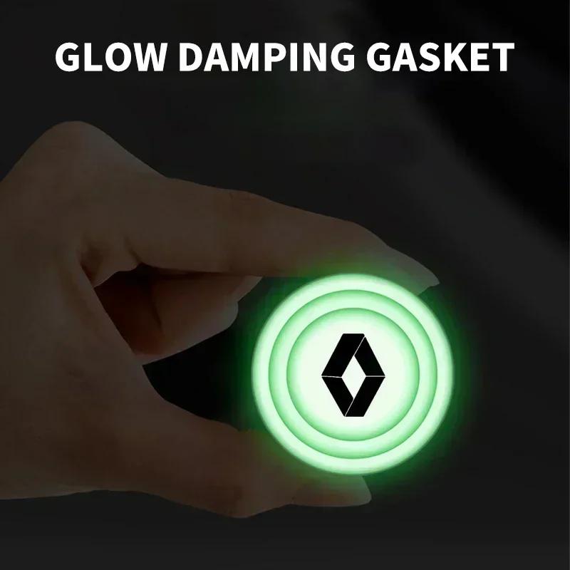 2026 Hot For Renault Interior Stickers Luminous Car Door Shockproof Pads Anti-collision Pad for Renault Sandero Captur Megane Tw asd2