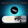 10st 12V W5W T10 194 Glas COB Filament LED Bil Läsning DRL Bagage LED-lampa Vitt Ljus