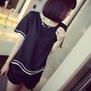 Summer Short-sleeved Shorts Sportswear for Women Korean Style Short-sleeved Fat MM Fashion Simple Casual Suit Two-piece Suit for Women Summer