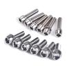 10Pcs/set Bike Bolts Handlebar Screws Set Socket Screw Stem Part 5x20mm/M6x20mm